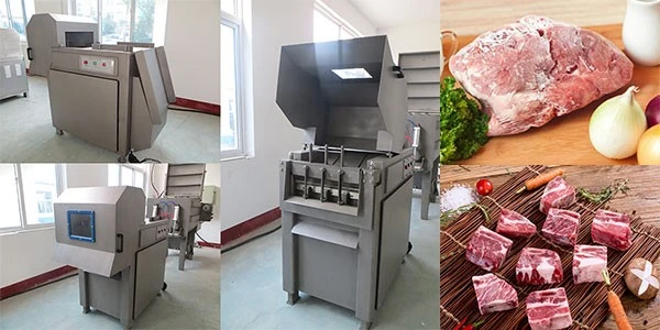 Frozen Meat Cube Dicer Machine02 Frozen Meat Cube Dicer Machine02